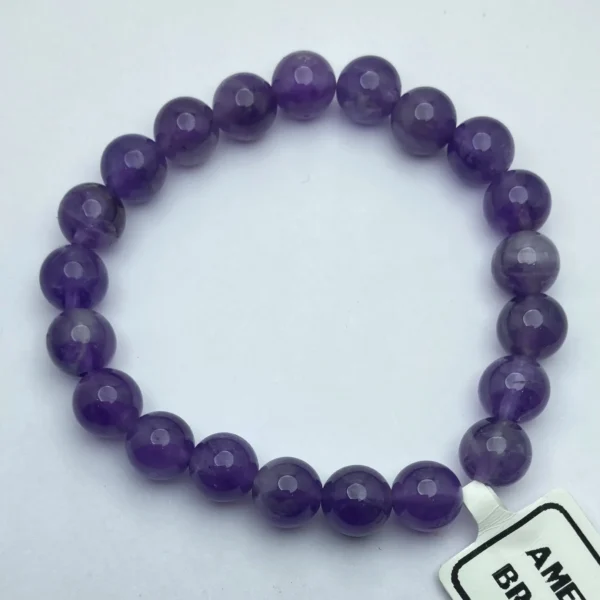 Amethyst Stone Bracelet 10mm Natural Grade AAA Purple Unisex Online Low  Price