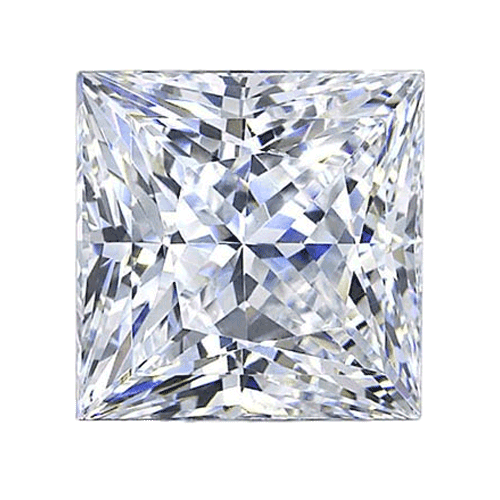 Moissanite - Princess Cut (Certified)