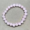 Harmony and Healing: Amethyst and Rose Quartz Bracelet Bundle with Selenite Plate for Charging