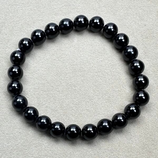 IMG_3101 Black Tourmaline Handmade Bracelet (Laboratory Certified)