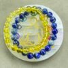 Celestial Success Bundle (For Radiance and Wisdom): Citrine and Lapis Lazuli Bracelet Bundle with Selenite Plate for Charging